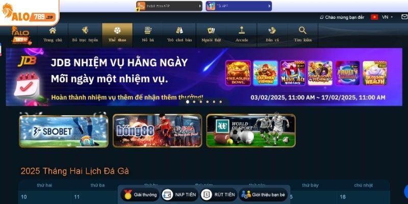 Tổng quan về sảnh thể thao ALO789